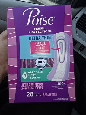 Ultra Thin Light Regular Pads - Purple (28 Count) X2 Paq.
